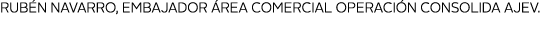 Rub n Navarro, embajador  rea Comercial OPERACI N CONSOLIDA AJEV  