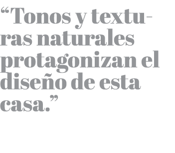  Tonos y texturas naturales protagonizan el dise o de esta casa  