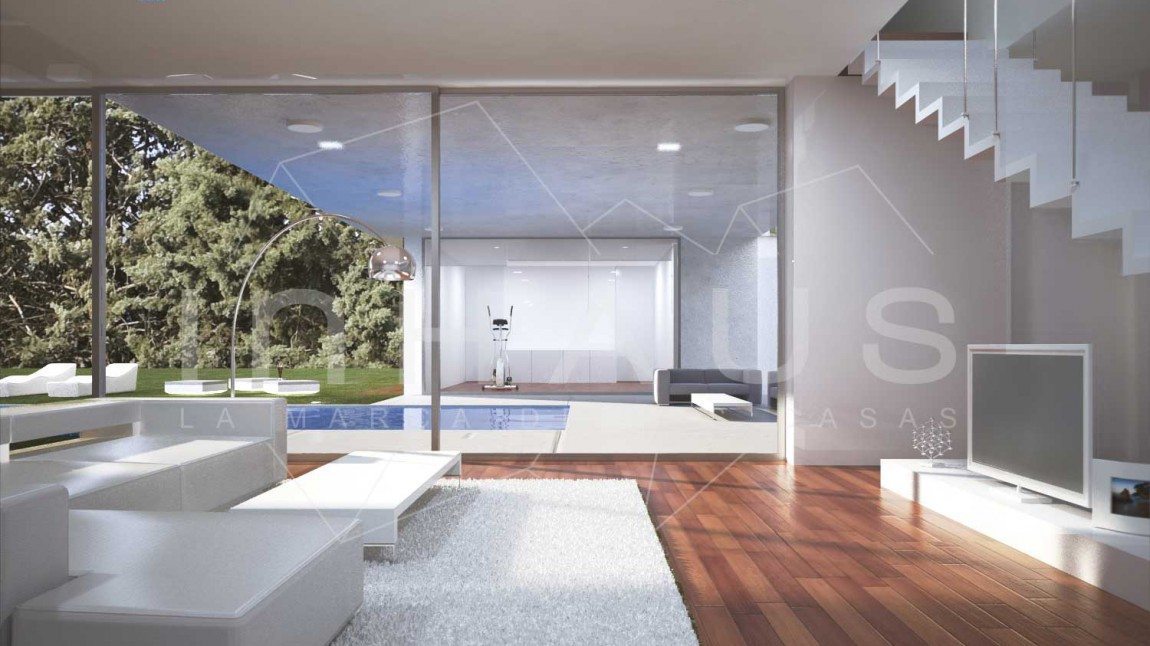 casa diseño modular puigcerda barcelona_ESTILO MEDITERRANEO SALON