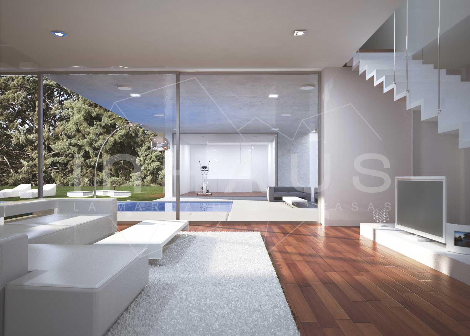 casa diseño modular puigcerda barcelona_ESTILO MEDITERRANEO SALON