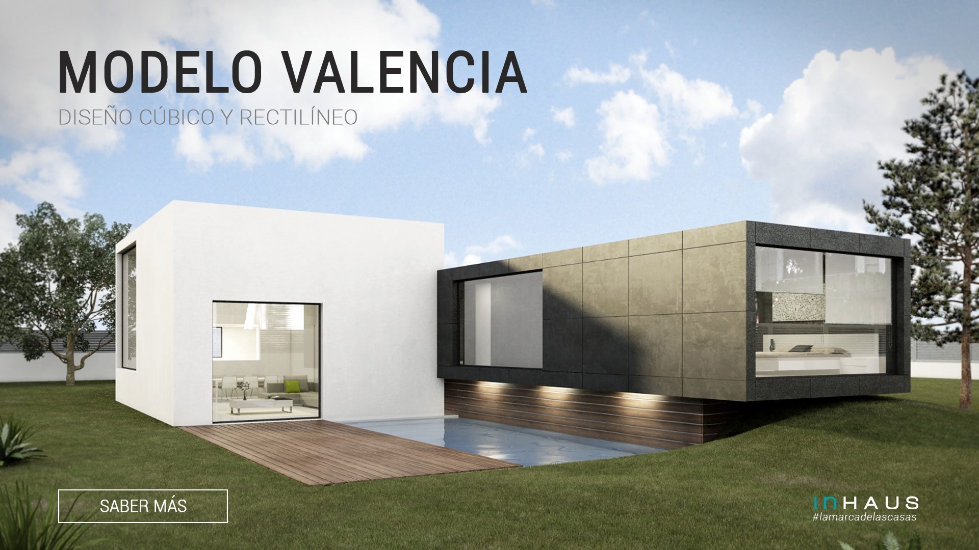 Design house Valencia. Luxury villa and new modern facade  - inHAUS