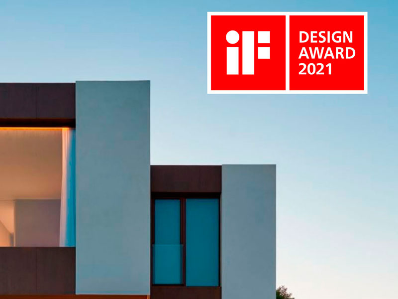 Casa prefabricada. Premio iF Design inHAUS