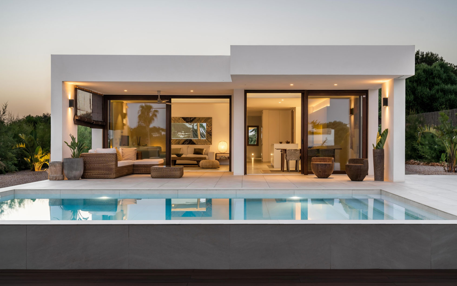 Casas prefabricadas en Menorca. Modelo modular Benidorm de inHAUS