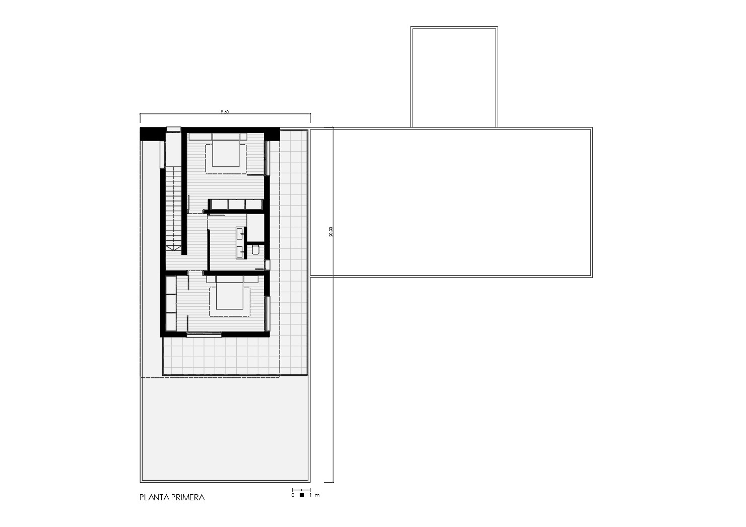 Arquitectura-contemporanea-madrid-plano-planta-primera