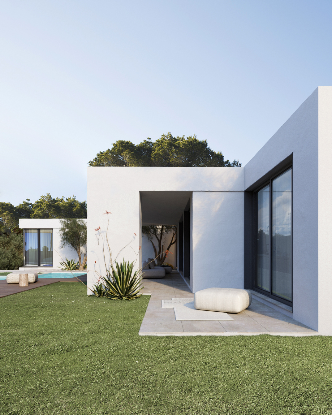 Modern house in Valencia - A luxury inHAUS modular home.