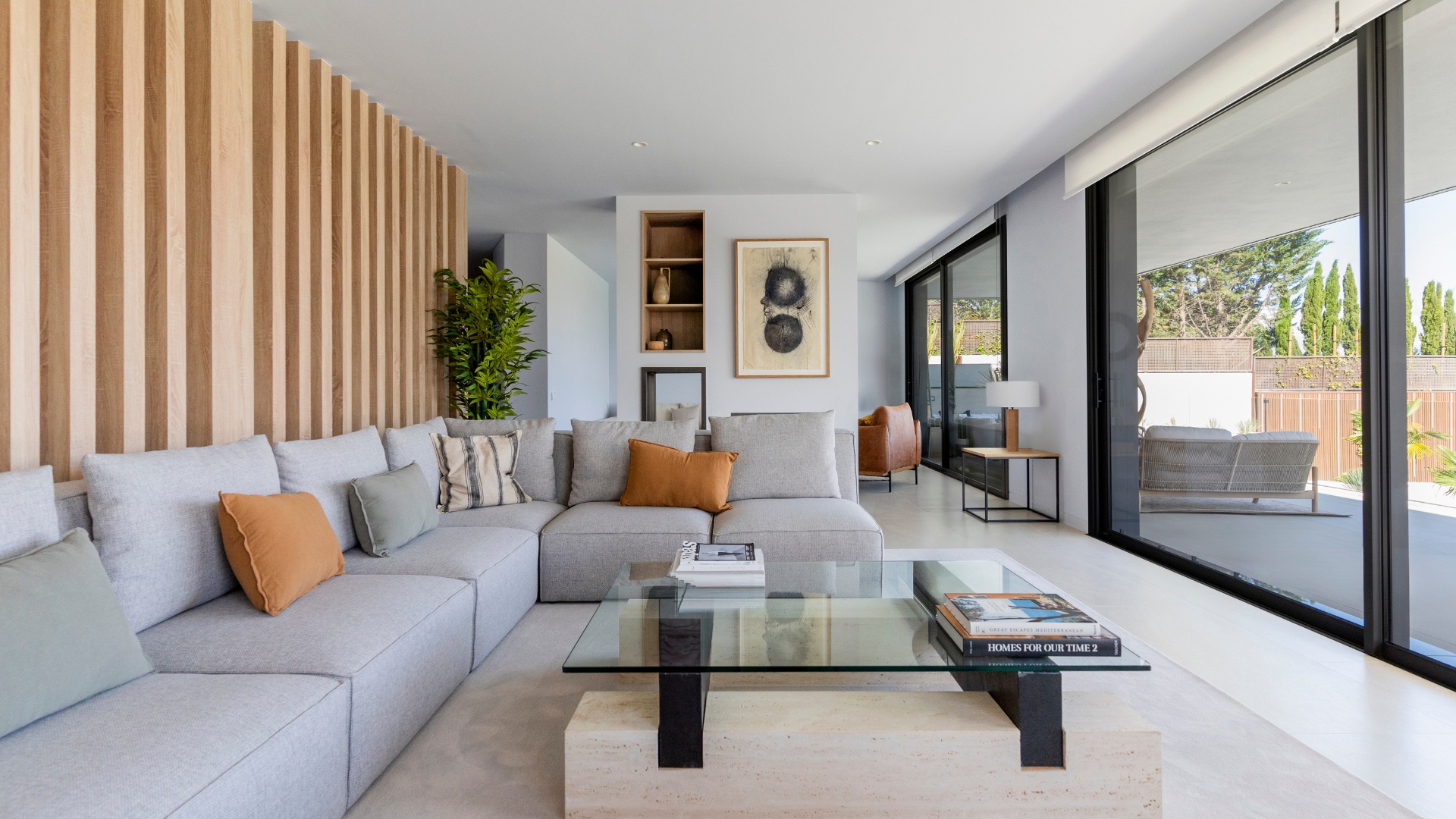 Salón comedor con acceso a la terraza