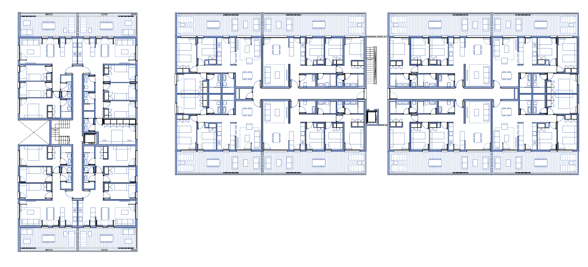 Plano edificación modular