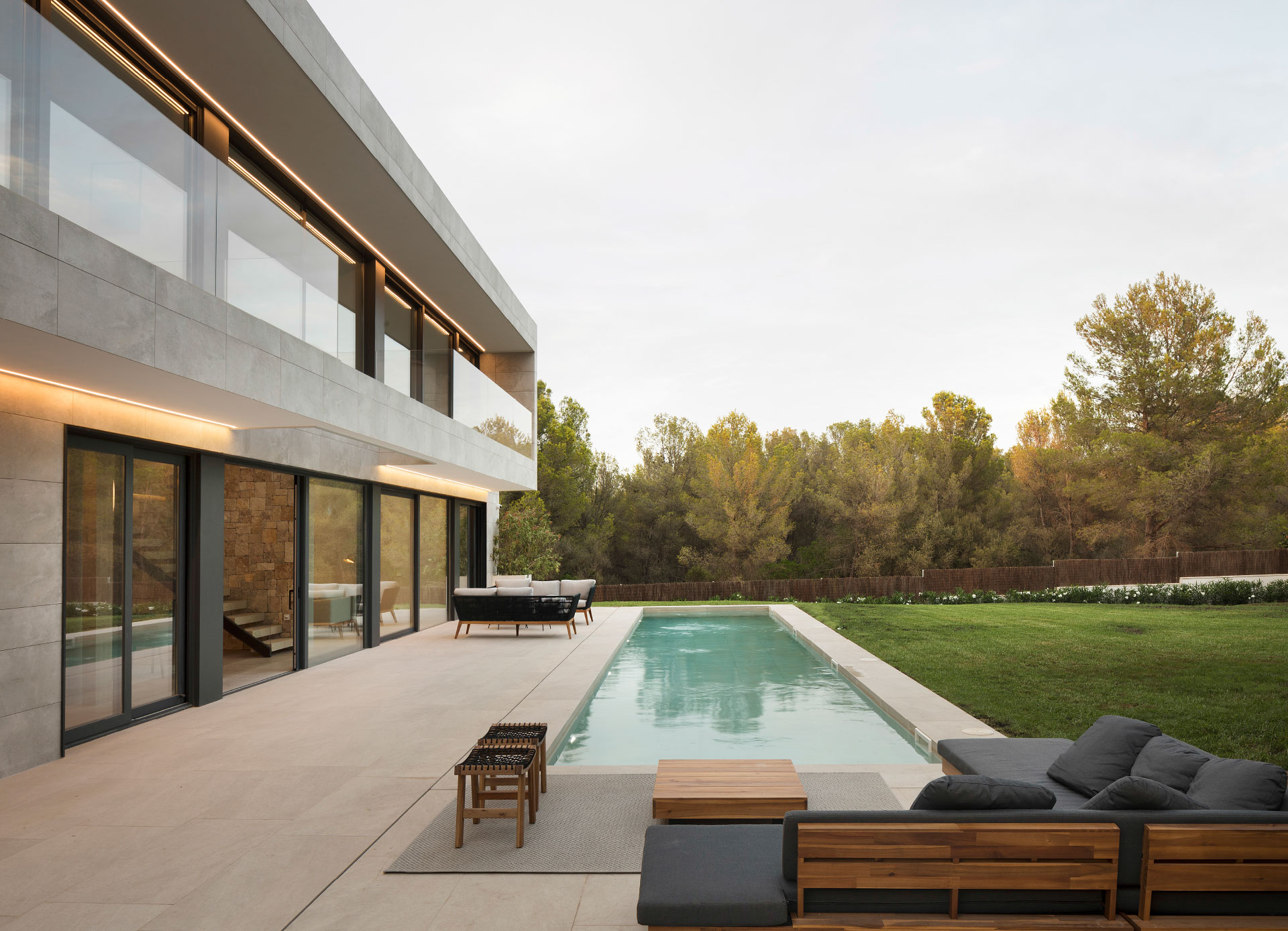 Casa modular con porche