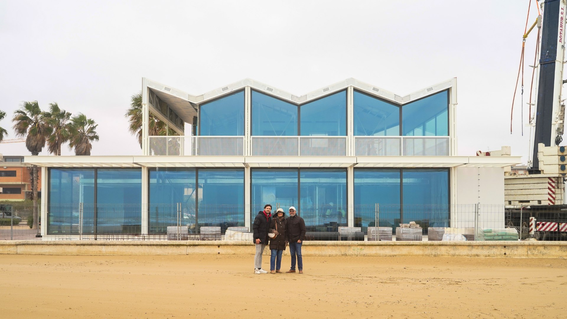 Proceso reconstrucción restaurante Malvarrosa