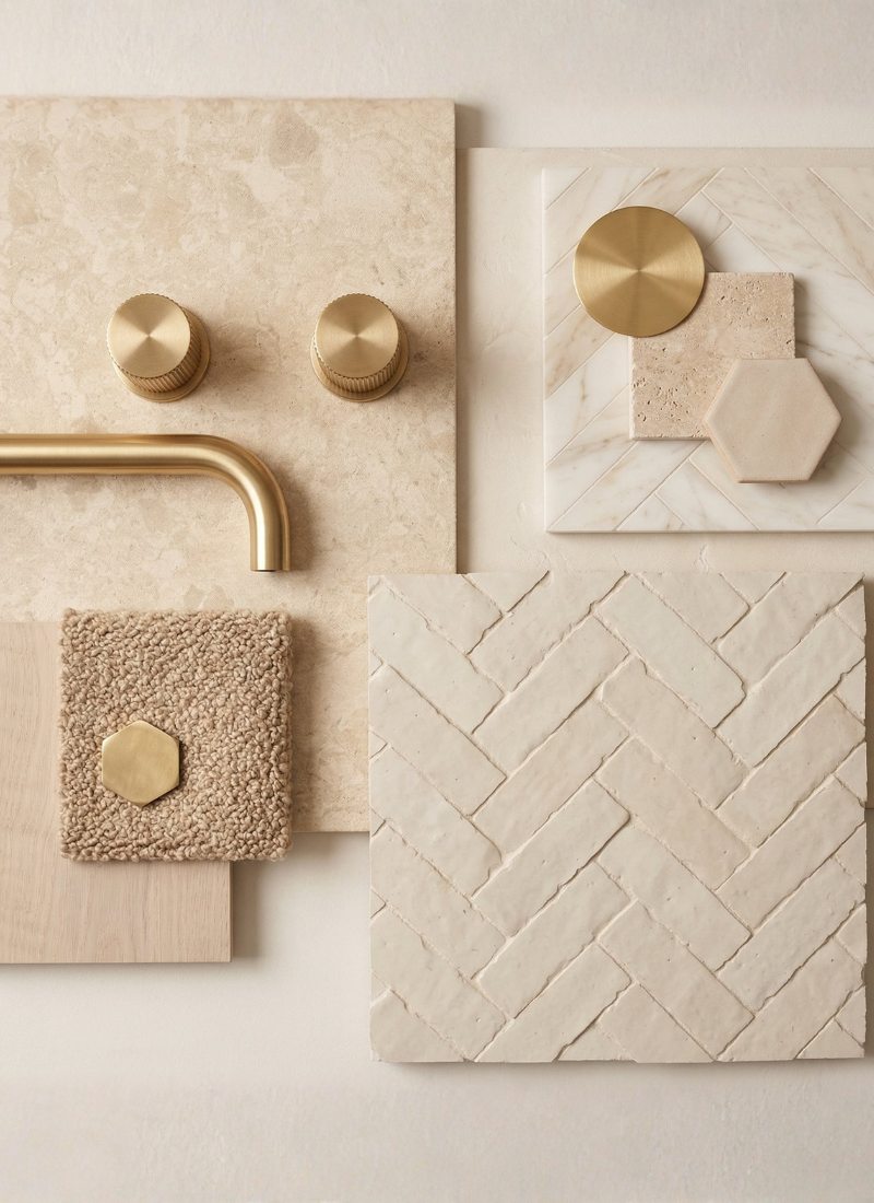 Moodboard tonalidades blancas