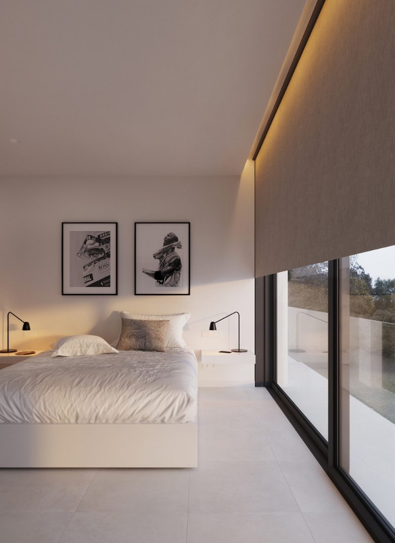 Selección materiales render texturas lisas