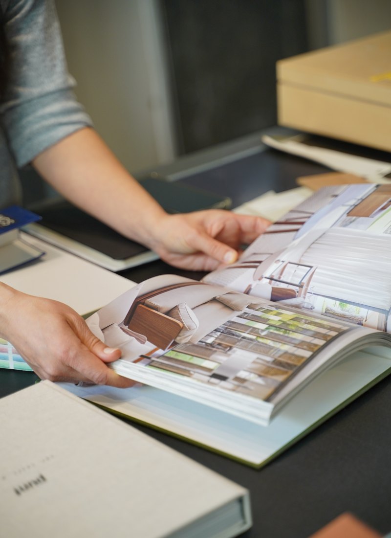 Selección materiales madera porcelánico