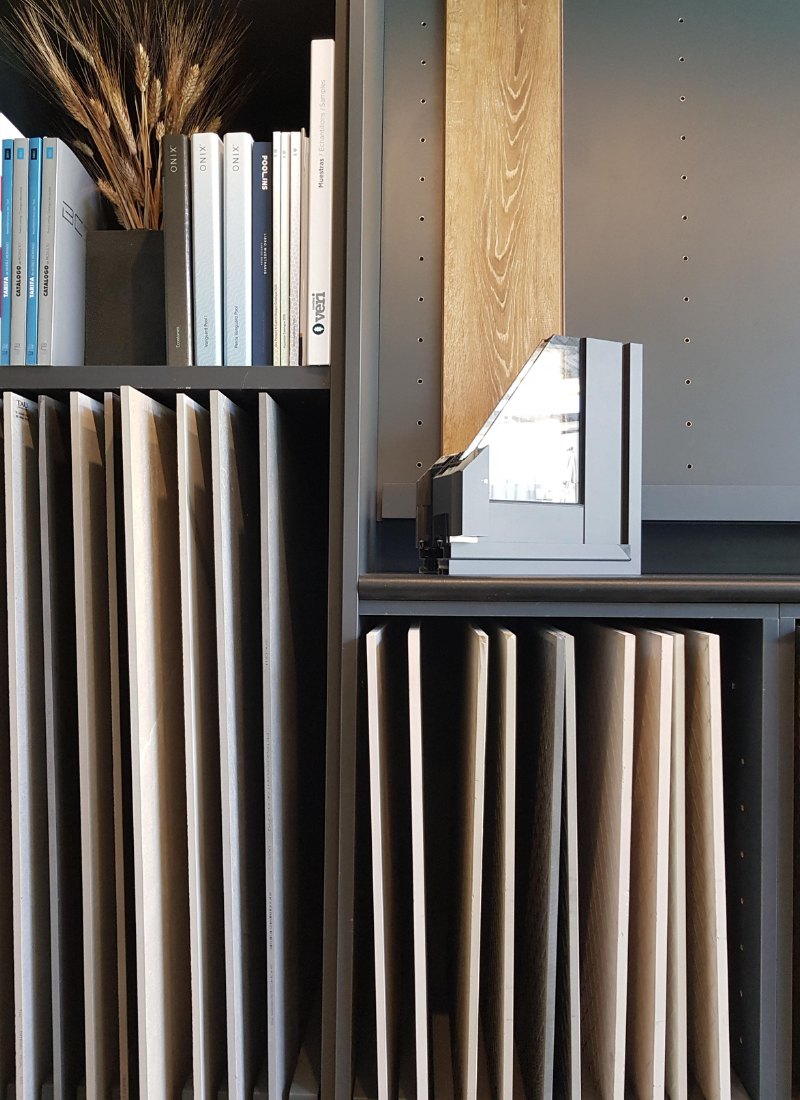 Selección materiales vivienda en ceramoteca