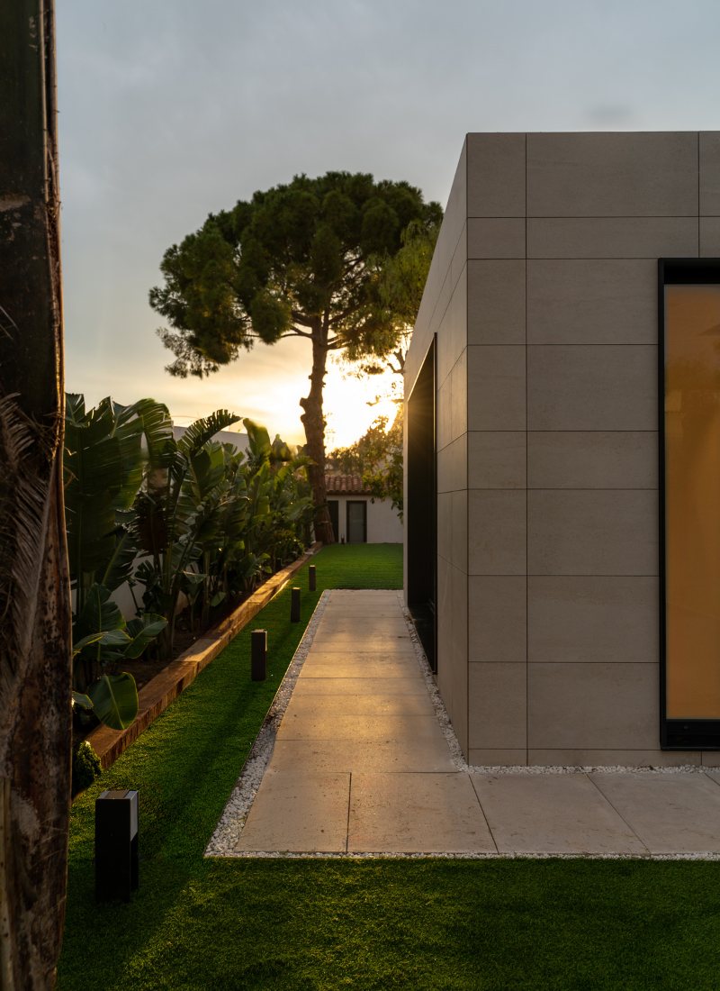 Urbanización casa modular en valencia