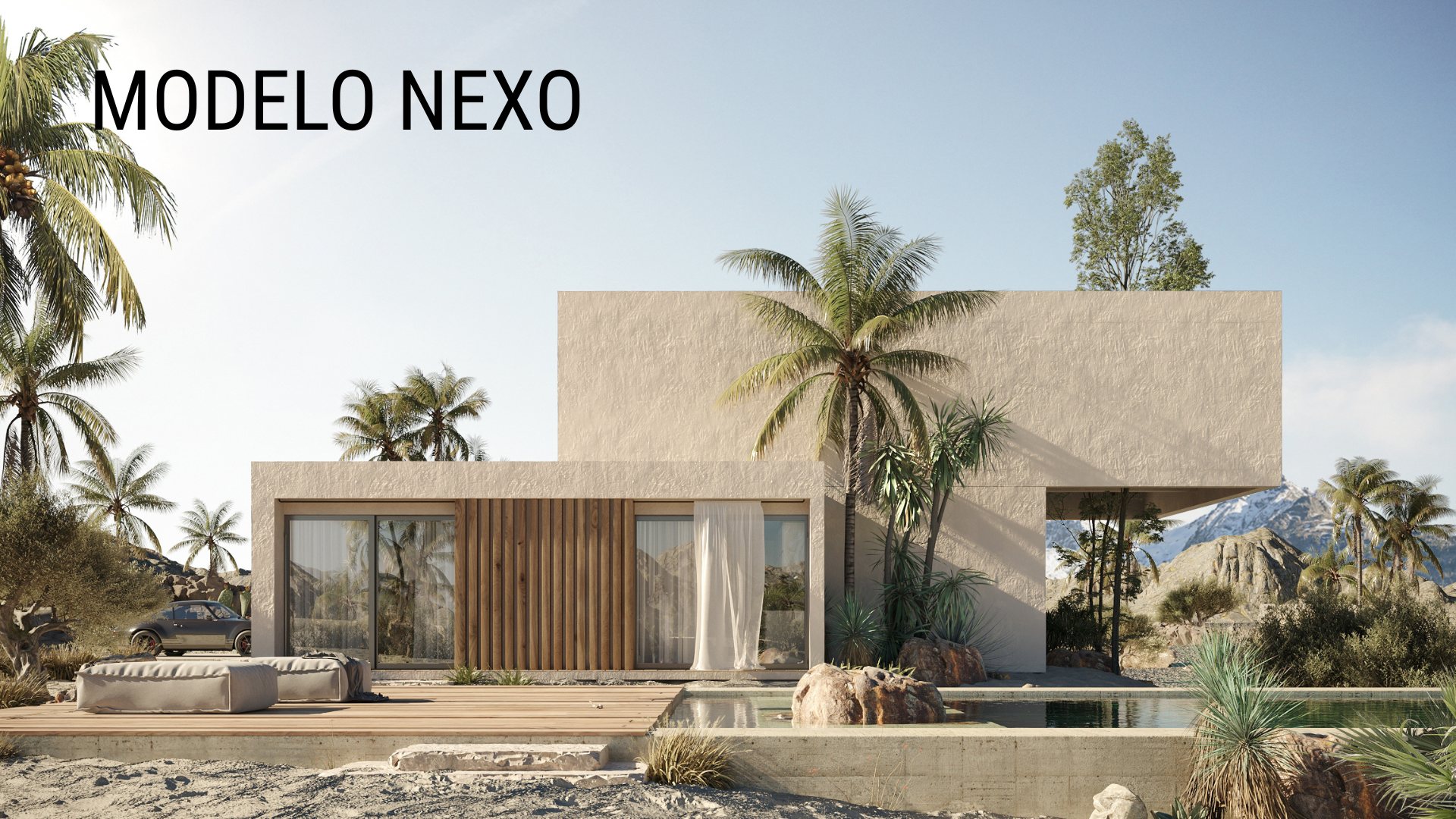 Modelo NEXO casa prefabricada hormigón