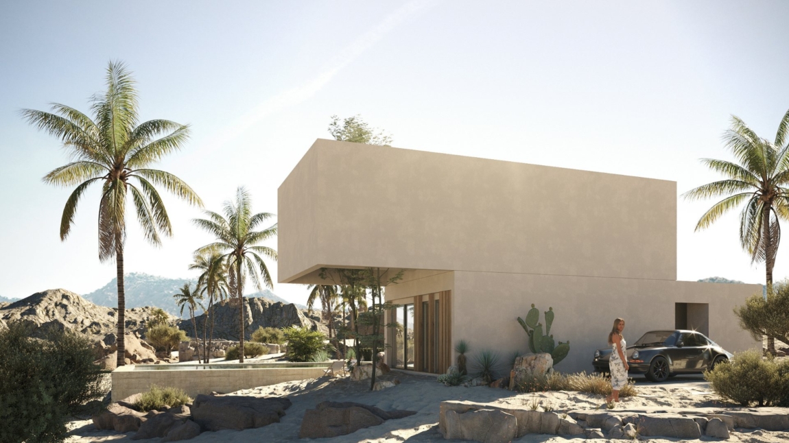 Modelo NEXO casa prefabricada materiales naturales