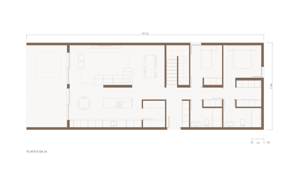 Modelo KORUS casa modular planta baja