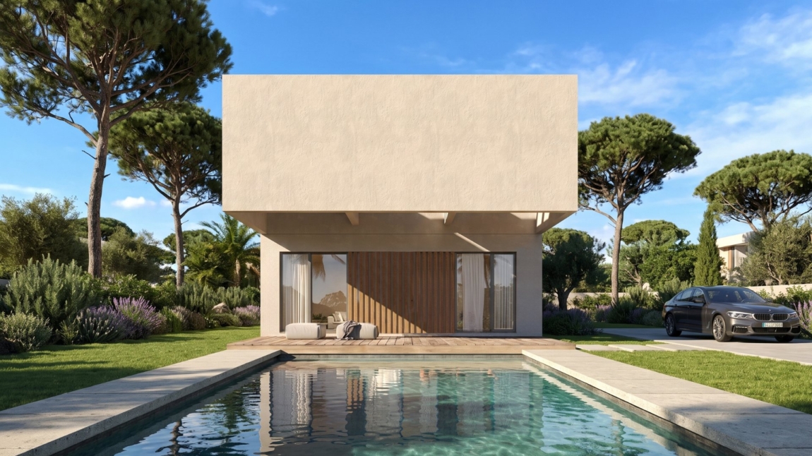 Modelo VETRA casa modular con porche