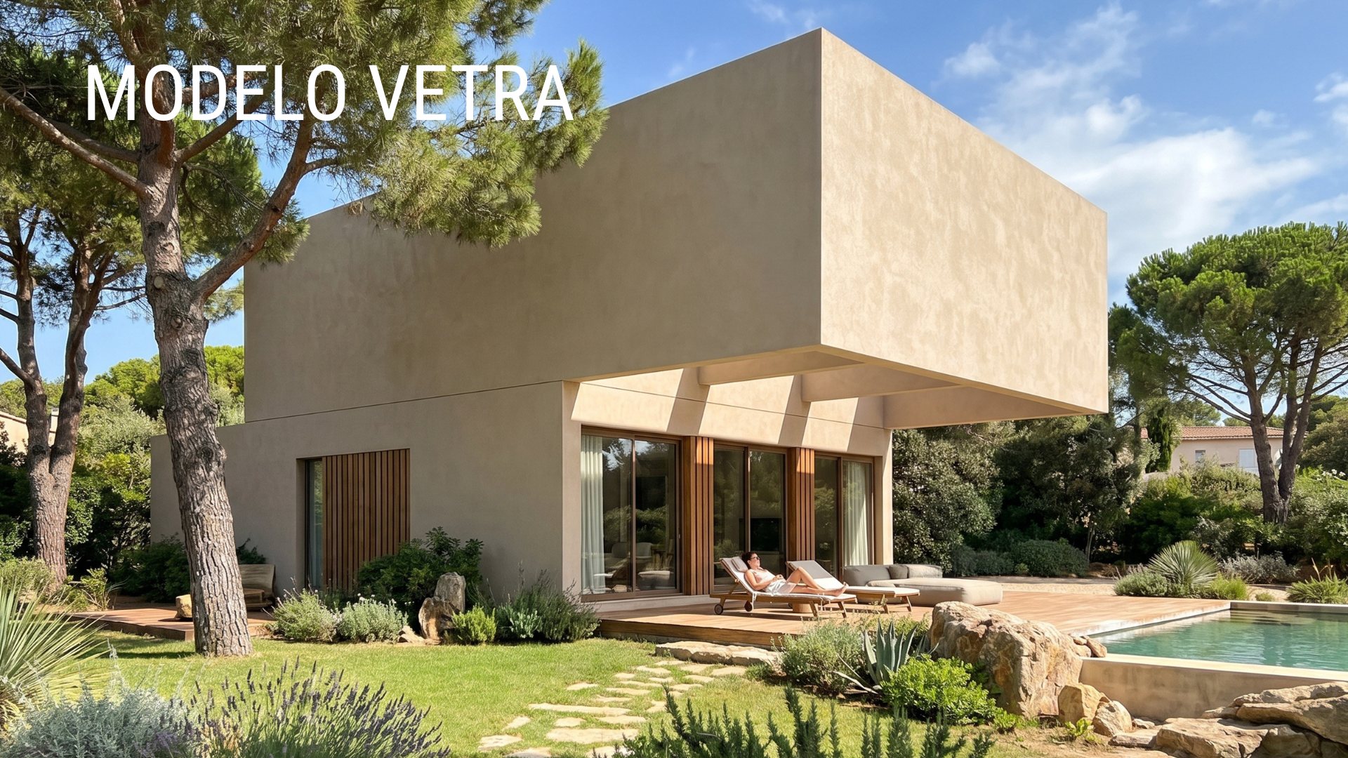 Modelo VETRA casa modular con terraza