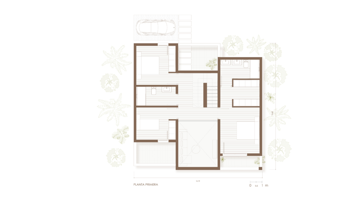 Modelo KAIRO casa sostenible primera planta