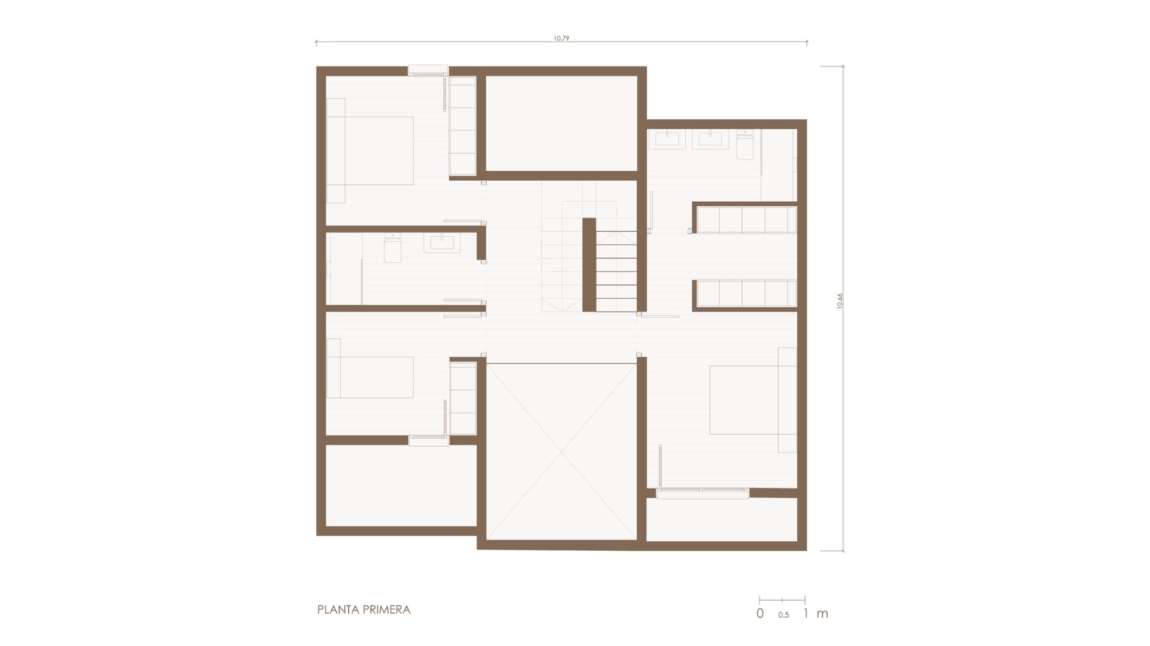 Modelo KAIRO casa sostenible primera planta