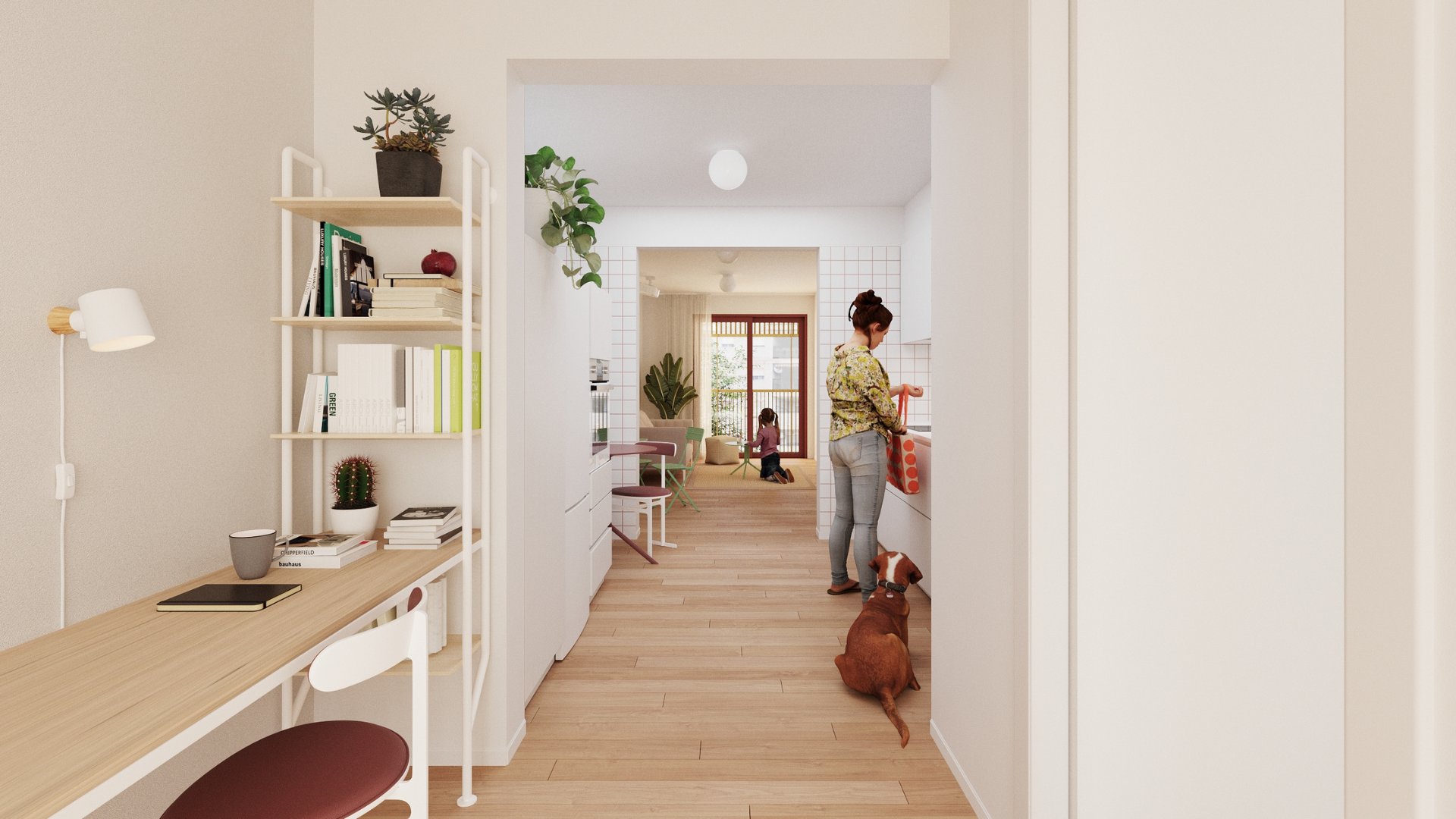 Diseño cocina propuesta edificio Dana Albal