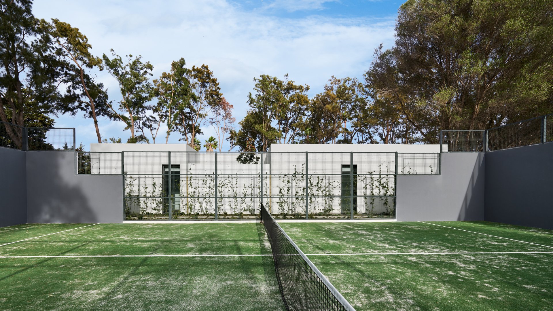 Pista pádel casa lujo