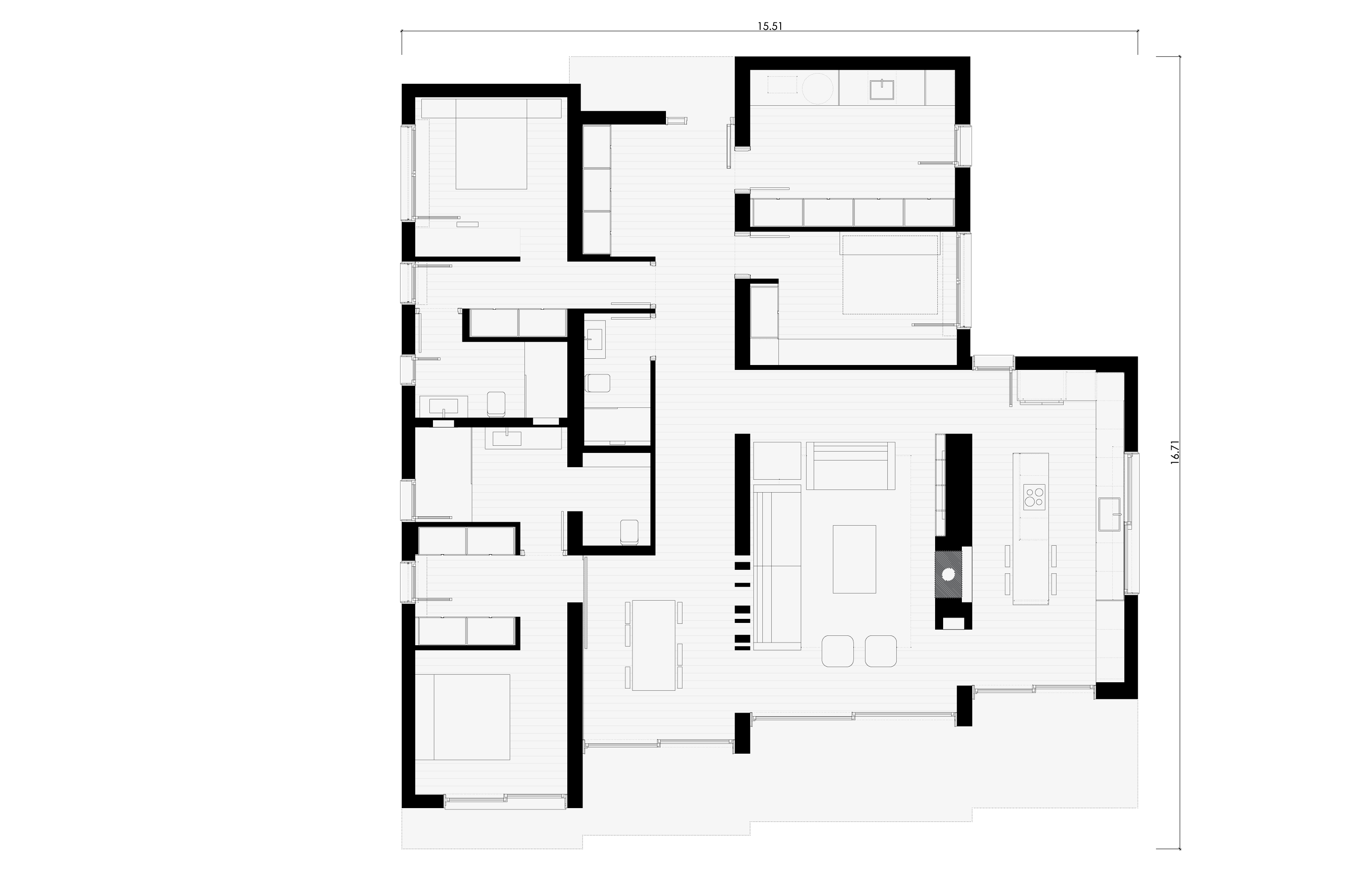 Planta baja casa modular terreno inclinado Barcelona