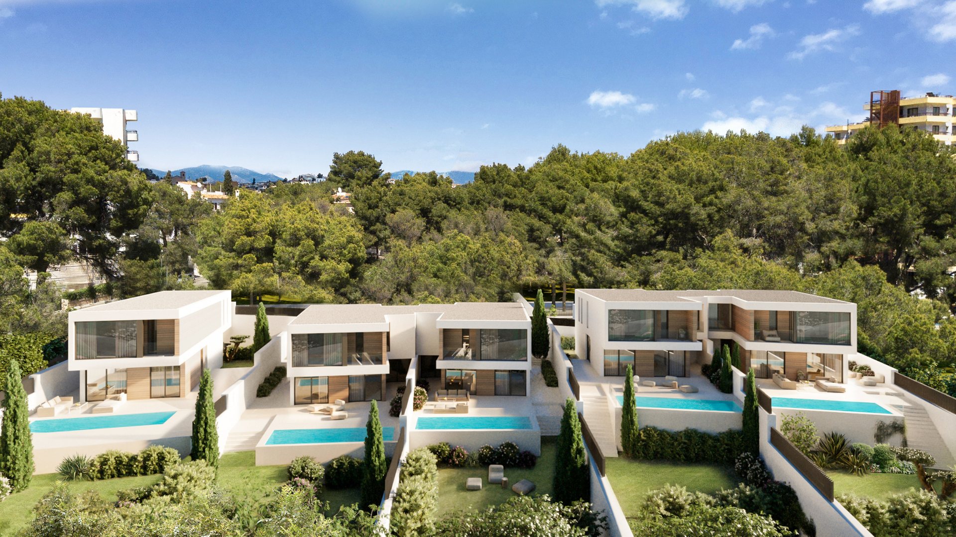 Promoción residencial villas adosados