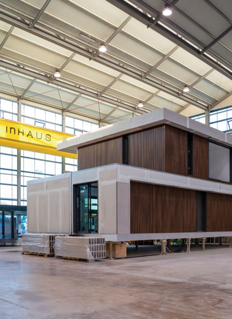 Vivienda modular industrializada construcción fábrica