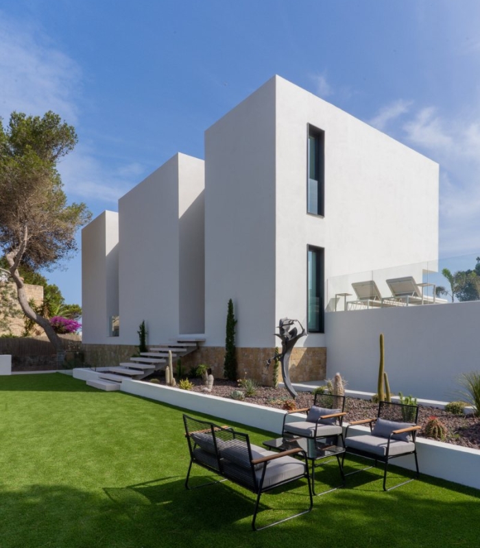 Fachada con monocapa